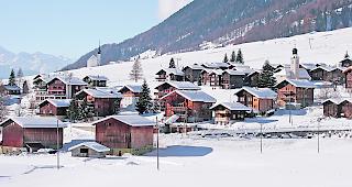 Noch fehlt der Gemeinde Goms ein F&auml;hnrich. Im Bild Gluringen.