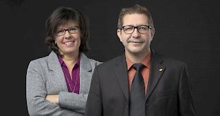F&uuml;r die CVPO &Ouml;stlich Raron: Guido Walker, Grossrat (bisher) und Daniela Imhof-Jenelten, Suppleantin (bisher)