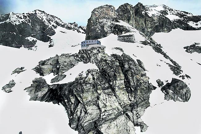 Der neue Standort wird unterhalb der alten Hütte auf einem Felsen sein.