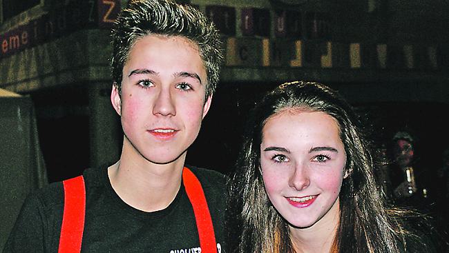 Kevin Truffer (20), Patricia Truffer (17) beide aus Herbriggen