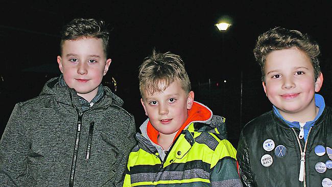 Noah Zurbriggen (10), Gian Zurbriggen (9), Theodor Georgiev (9) alle aus Raron