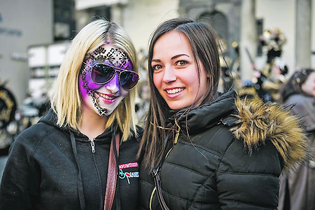 Fabienne Albrecht (24) und Roxanna Kalbermatter (22), beide aus Visp