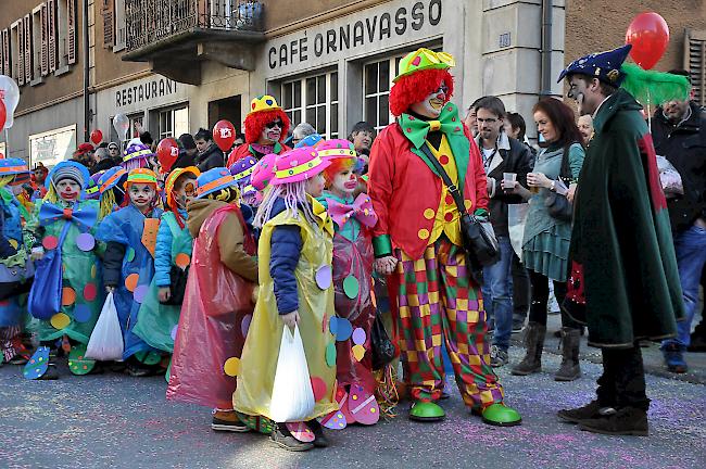 …während andere lieber dem Oberclown folgten.