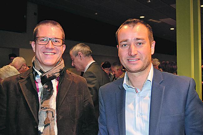 Luc Garmatter (44) aus Baltschieder und Philipp Jossen (43) aus Naters.