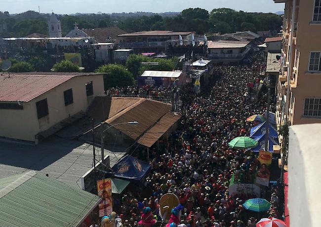 Gigantischer Anlass. Während des Karnevals blickt jeweils ganz Panama nach Las Tablas.