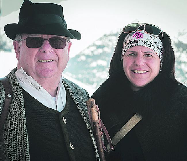 Josef Bortis (76) aus Brig und Patrizia Willa-Bortis (46) aus Glis