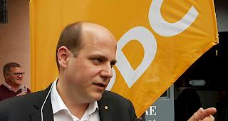 Kandidiert. Serge M&eacute;trailler, Pr&auml;sident der CVP Unterwallis. 