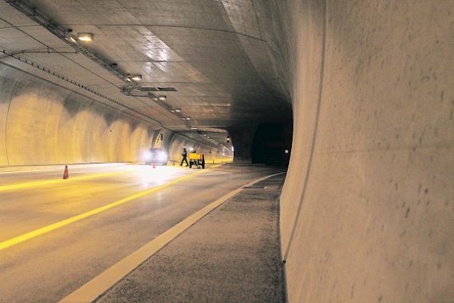 Ab Montag ist der Vispertaltunnel für rund fünf Jahre gesperrt. 