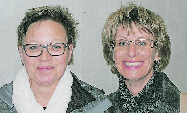 Conny Walpen (51) aus Naters und Katharina Hugo (51) aus Glis.