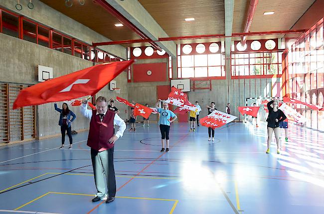 Schon bald konnten die Schüler ihre ersten Schwünge vorzeigen.