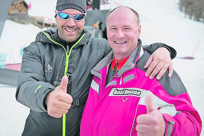 Olivier Andenmatten (41) aus Grächen und Arno Bereuter (47) aus Alberschwendl/A.