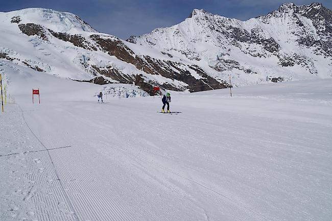 Impressionen von der 35. Auflage der Allalin Rennen in Saas-Fee. 