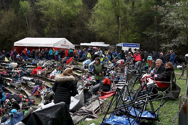 Impressionen vom Oberwalliser Stechfest in der Arena Goler in Raron. 