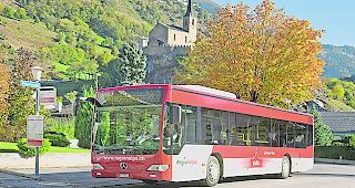 Ab Dezember 2017 verbinden die Busse von Region&shy;&shy;Alps Raron mit St.&thinsp;German.