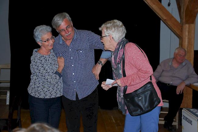 Impressionen von den Proben. Hier: Yolanda Heinzmann, Nestor Andrès und Beatrice Fischer-Jossen. 