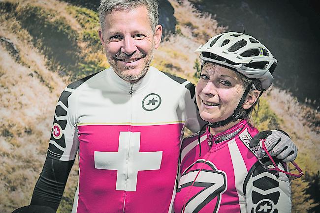 Pascal (45) und Claudia Zenklusen (53), beide aus Naters.