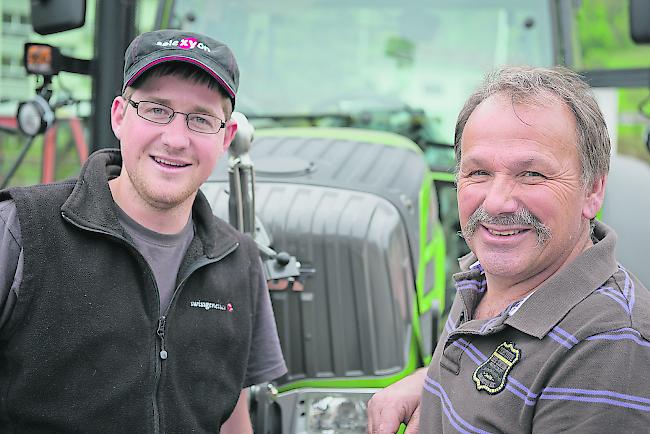 Marc Schnydrig (24) aus Mund und Philipp Volken (58) aus Fieschertal.