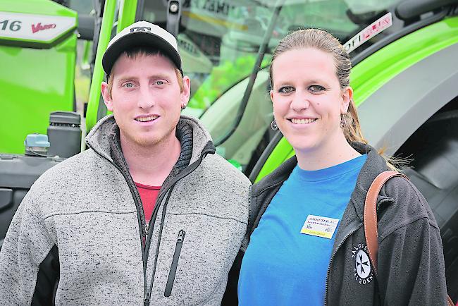 Lukas Imhof (25) und Joëlle Grand (26), beide aus Leuk-Stadt.