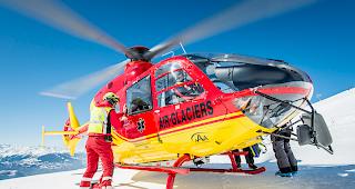 Auch die Einsatzkr&auml;fte der Air Glaciers sind nach dem Lawinenabgang aufgeboten worden. 