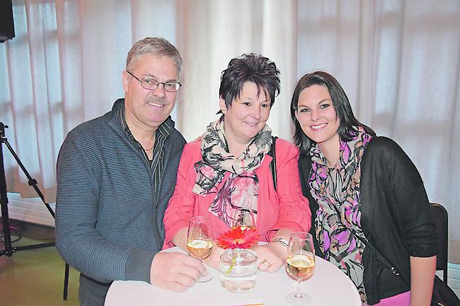 Gabriel (59), Doris (56) und Nadja (29) Brantschen, alle aus Sitten.