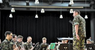 Nach zwei Tagen Proben steht f&uuml;r die &laquo;Swiss Army Central Band&raquo; in dieser Woche drei Konzerte an.