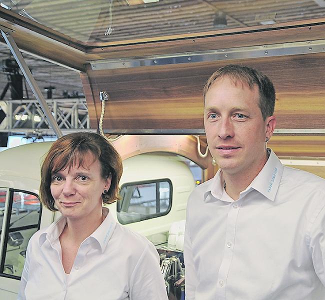 Carmen Mutter (49) aus Naters und Philipp Henzen (43) aus Ried-Brig.