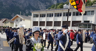 Impressionen vom Bezirksmusikfest Westlich Raron.