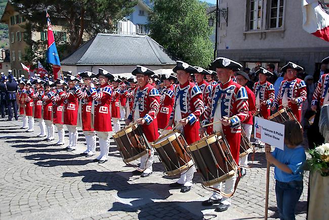 Eindrücke vom Bezirksmusikfest in Visp