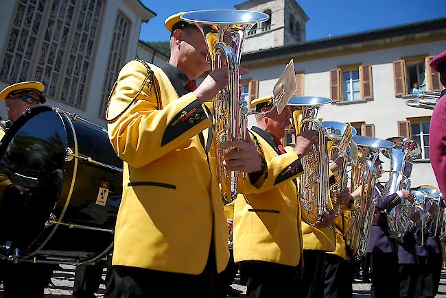 Eindrücke vom Bezirksmusikfest in Visp