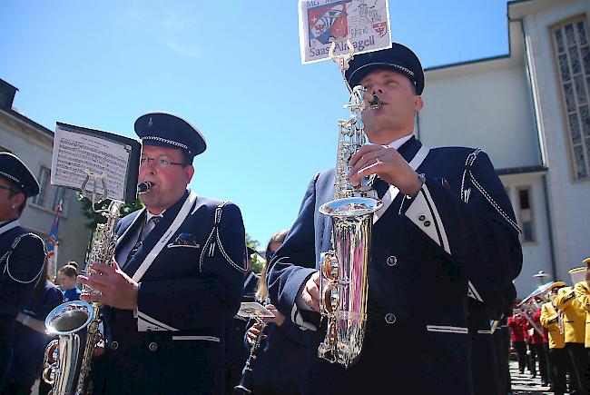 Eindrücke vom Bezirksmusikfest in Visp