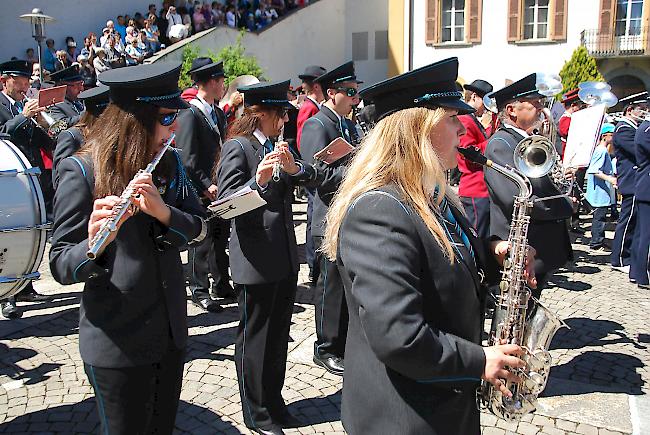 Eindrücke vom Bezirksmusikfest in Visp