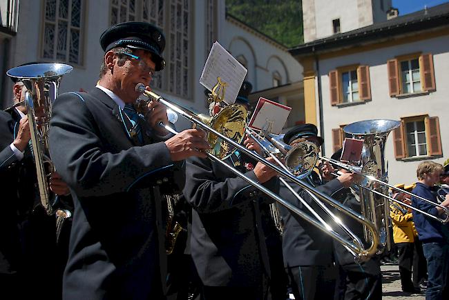 Eindrücke vom Bezirksmusikfest in Visp