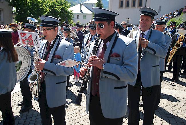 Eindrücke vom Bezirksmusikfest in Visp