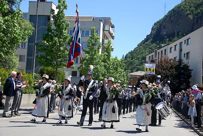 Eindrücke vom Bezirksmusikfest in Visp