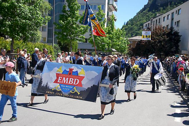 Eindrücke vom Bezirksmusikfest in Visp