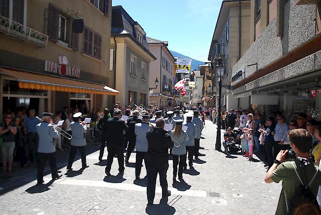 Eindrücke vom Bezirksmusikfest in Visp