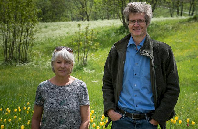 Vreni Läuchli (70) aus Fieschertal und Marc Wyer (50) aus Visp.