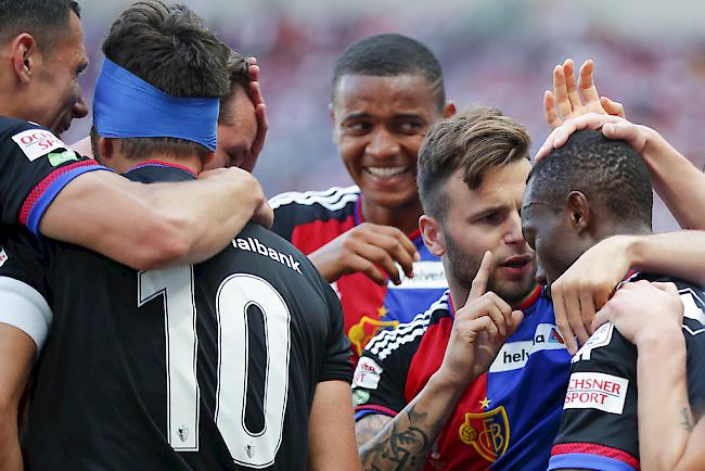 Der FC Basel bezwingt den FC Sitten erstmals im Cupfinal. 