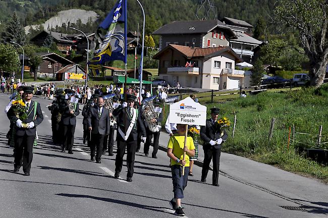 Die «Eggishorn» aus Fiesch ist eine der kleineren Oberwalliser Musikgesellschaften.