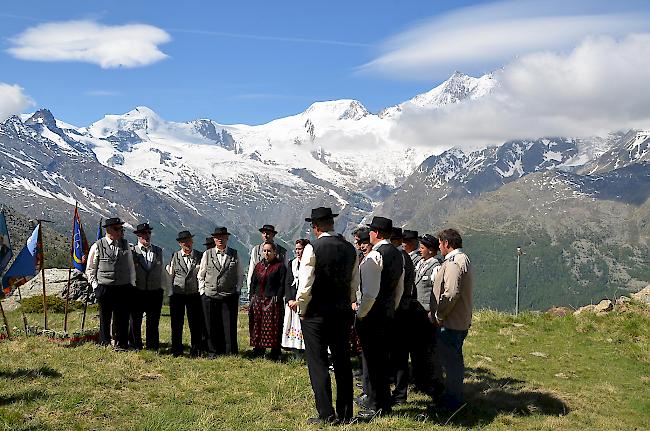 Das Gletscher-Echo aus Saas-Fee erfreute die Herzen der Bergführer. 
