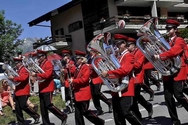 Impression des Musikfests 2017 in Unterbäch.