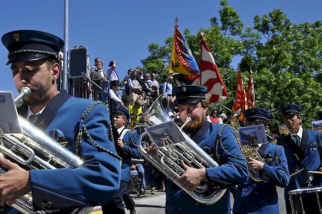 Impression des Musikfests 2017 in Unterbäch.