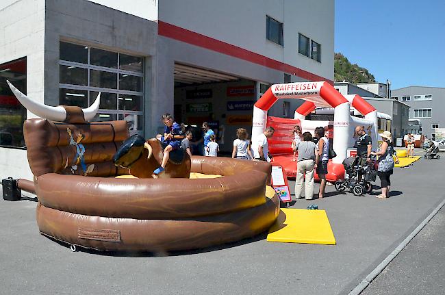 Familientag. Am Tag der offenen Tür stand für die kleinen Besucher Spiel und Spass im Vordergrund.