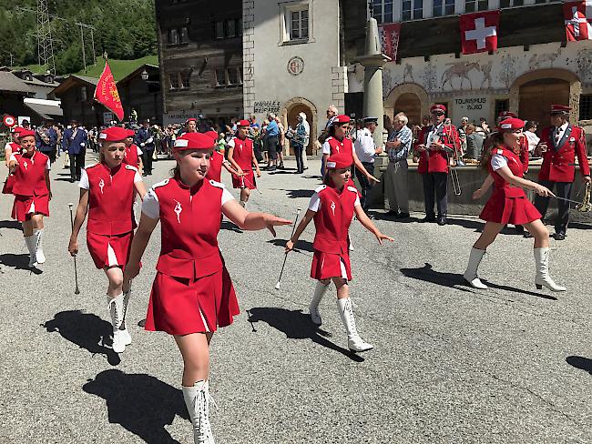 Impressionen aus dem 66. Bezirksmusikfest Goms/Östlich Raron in Ernen.