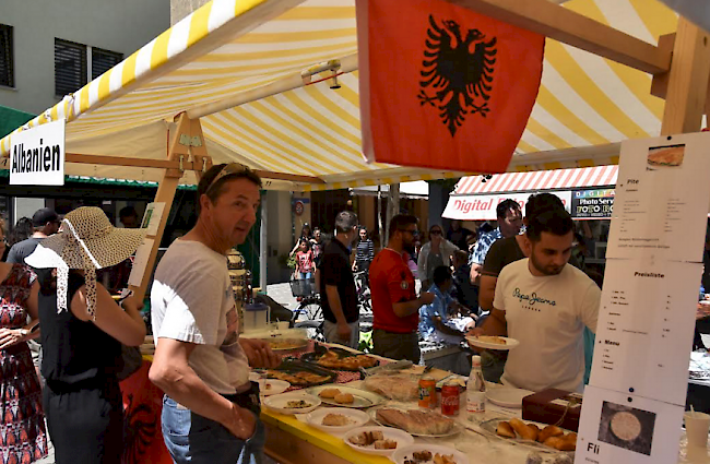 Impressionen vom Fest der Kulturen am Samstag in Visp.