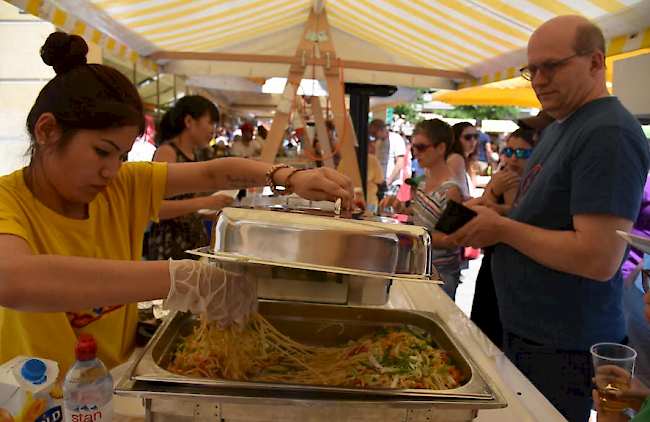 Impressionen vom Fest der Kulturen am Samstag in Visp.