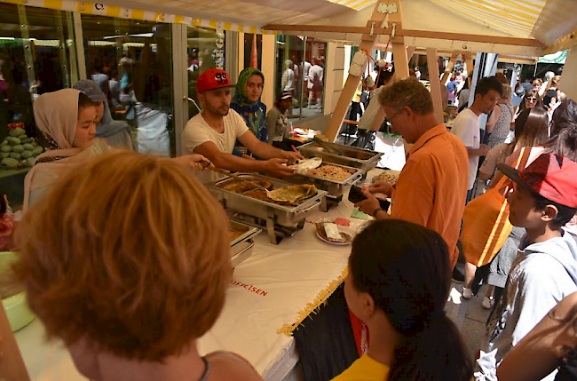 Impressionen vom Fest der Kulturen am Samstag in Visp.