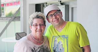 Jacqueline (69) und Urs Gerber (50) aus Visp.