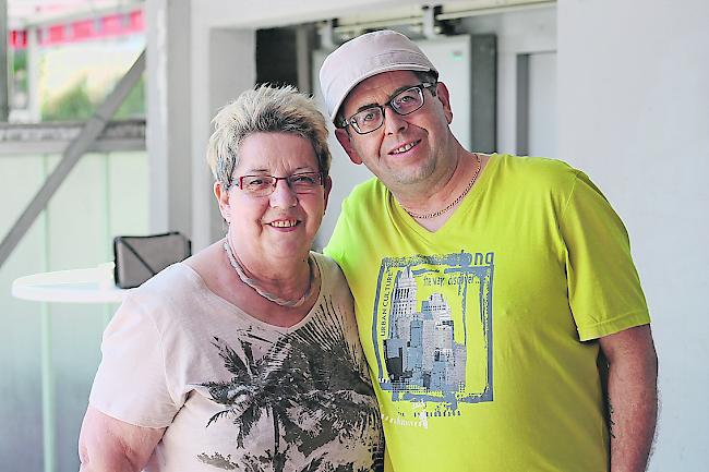 Jacqueline (69) und Urs Gerber (50) aus Visp.