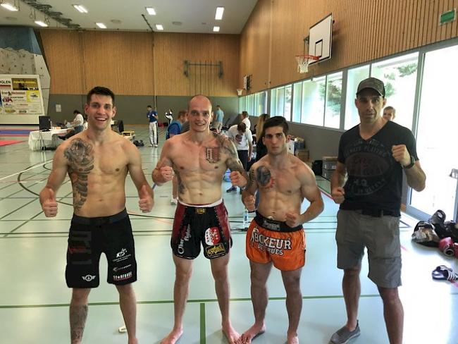 Siegreich. Anthamatten, Imhof und Moser sind dem Finale ein Schritt näher.